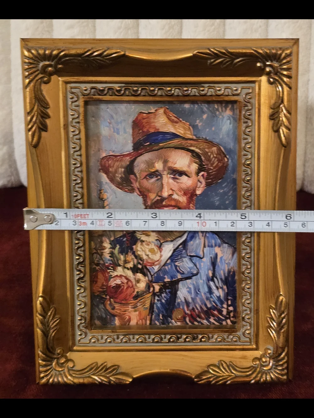 Ornate Gold Framed Vincent van Gogh Art Print 8x6